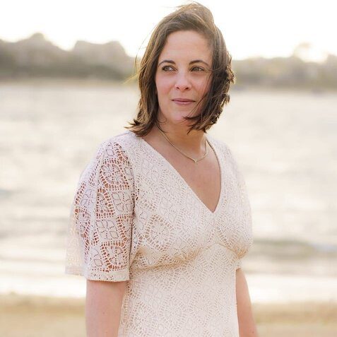 Présentation de Mélanie sur la plage