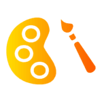 Favicon illustration orange