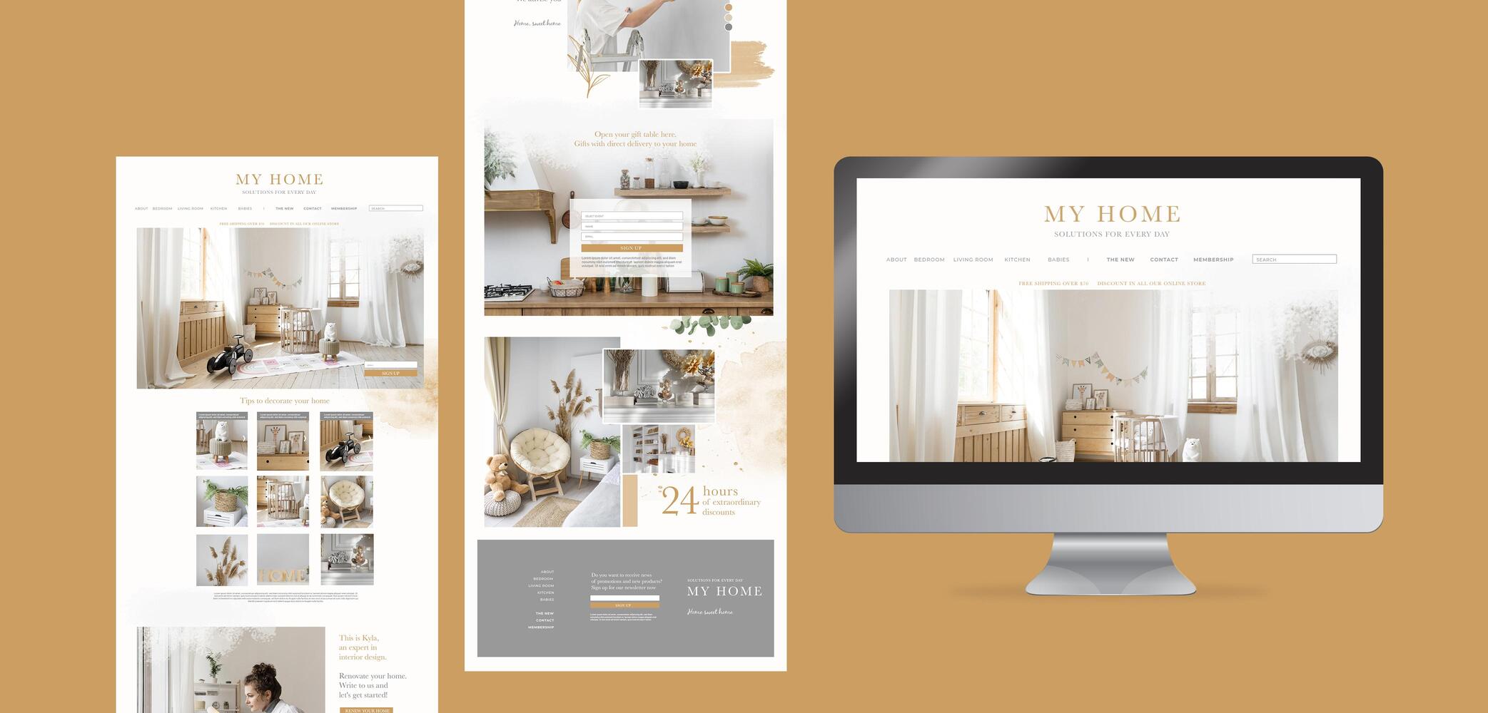 Mock up site web