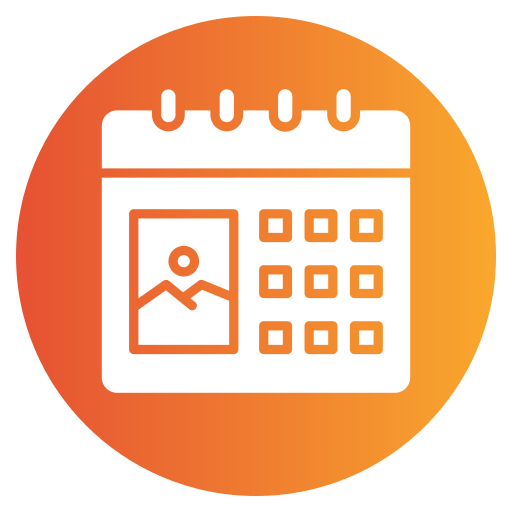 Calendrier de l'année pour les ateliers